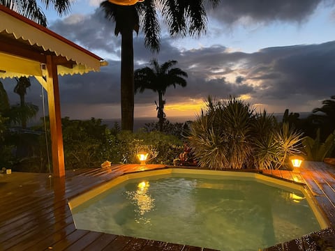 Kaz a Zot, tropical haven facing the Caribbean