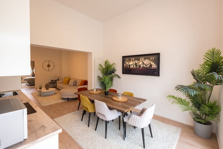 Luxe & Chic/1bdr/terrace/10mn Airport/15mn Brussel - 布魯塞爾