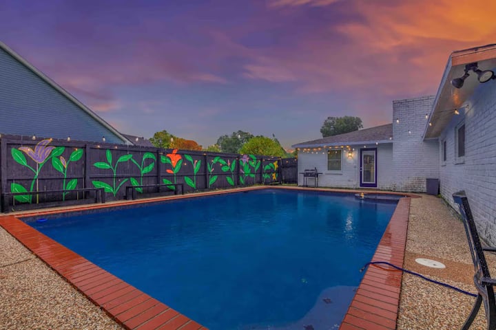 Boho Retreat 5br Sleeps14 Pool 2tvs Deerpark - Deer Park
