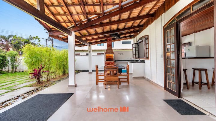 Casa De Condominio Em Ubatuba Com Churrasqueira - Ubatuba