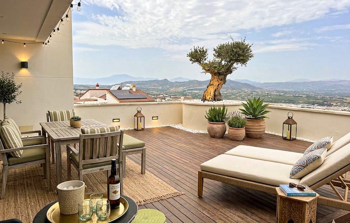 Villa De Ensueño Con Piscina Y Vistas A Málaga - トレモリーノス