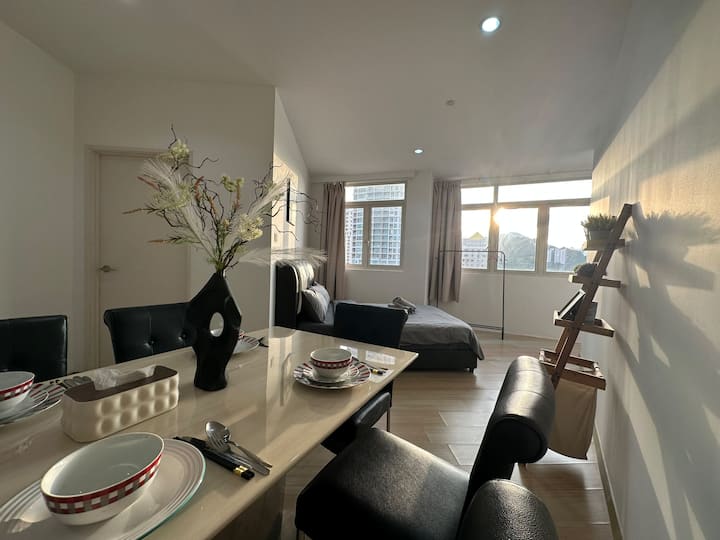 Lovely Suite 4pax Queen Bed 118@island Plaza# - Penang