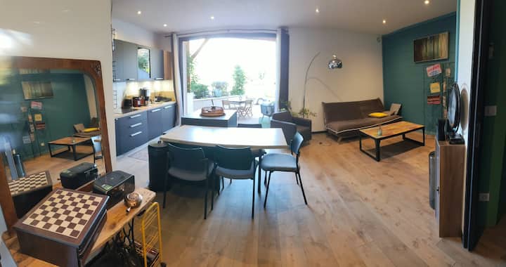 Logement T2 à Losari,  Plage  2km Avec Terrasse - Belgodère