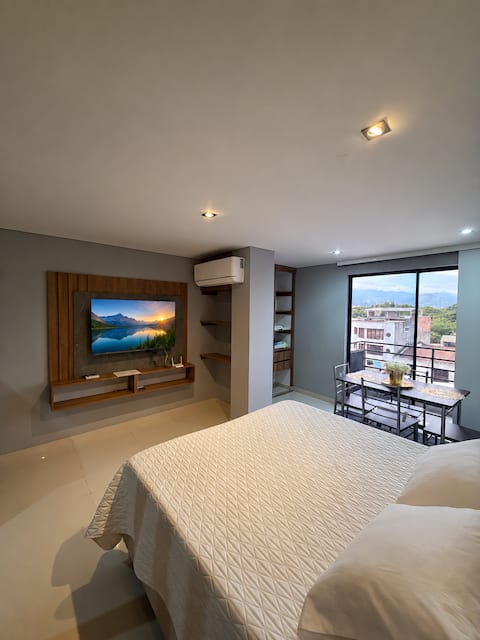 Studio apartment with sofa bed and balcony | El Ingenio