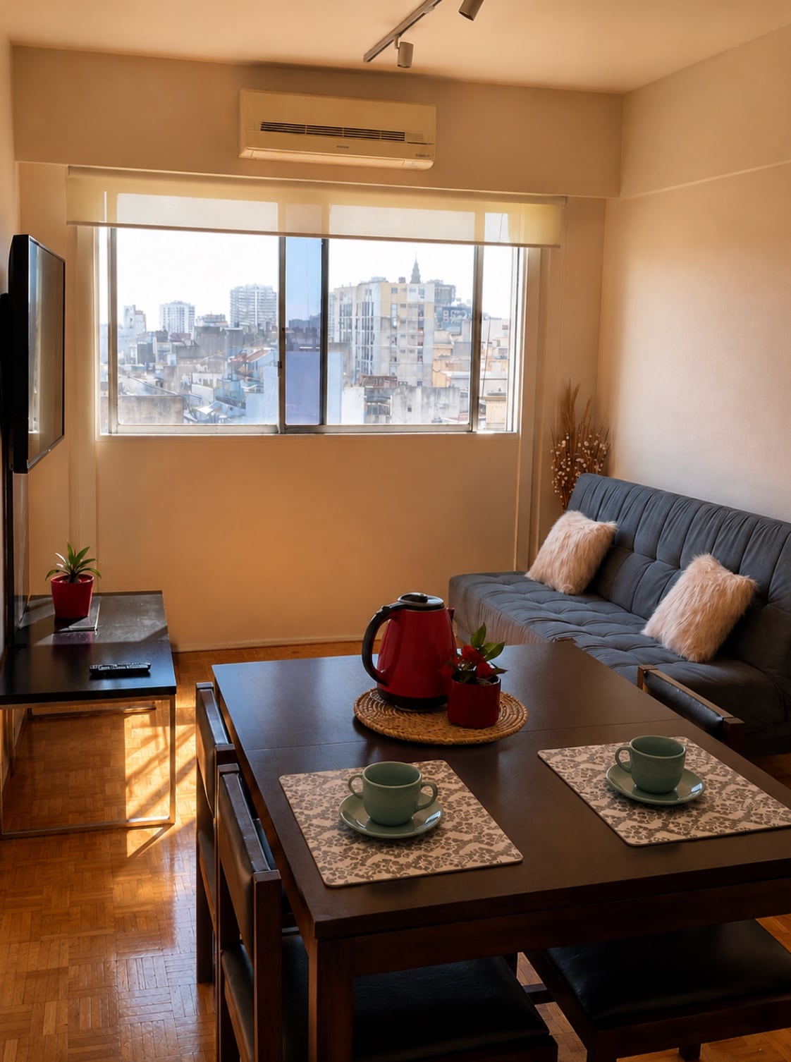 1BR apartment with AC