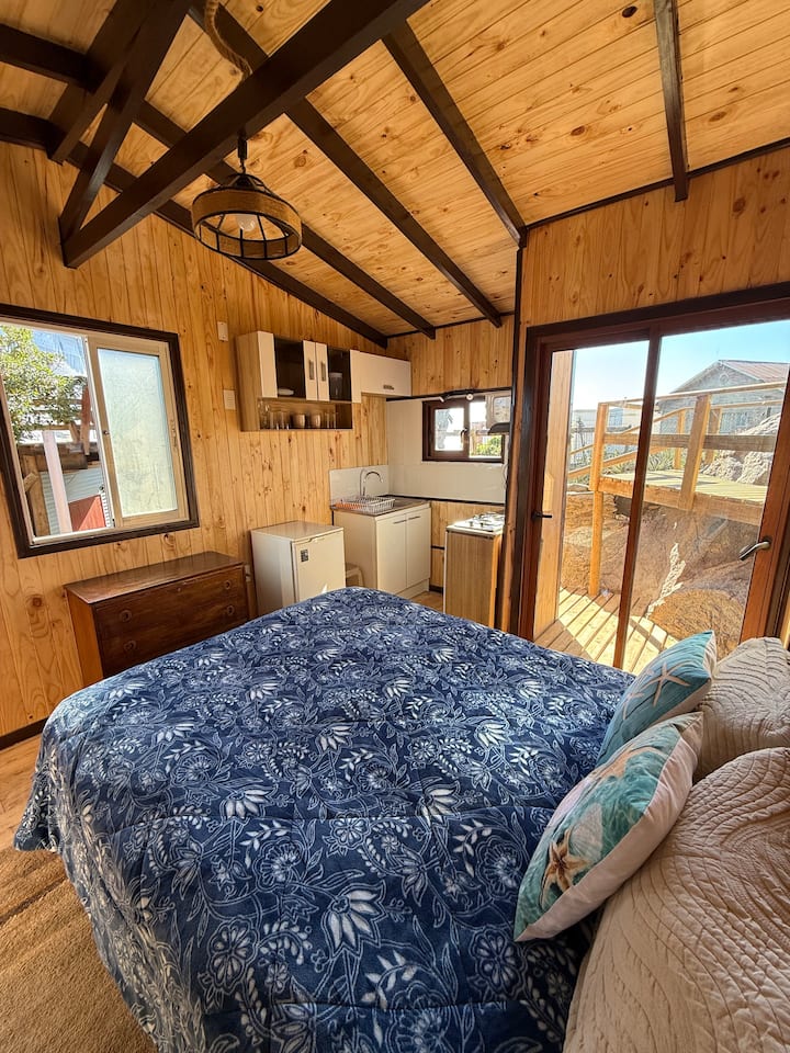 Cabaña Con Terraza Vista Al Mar - El Quisco