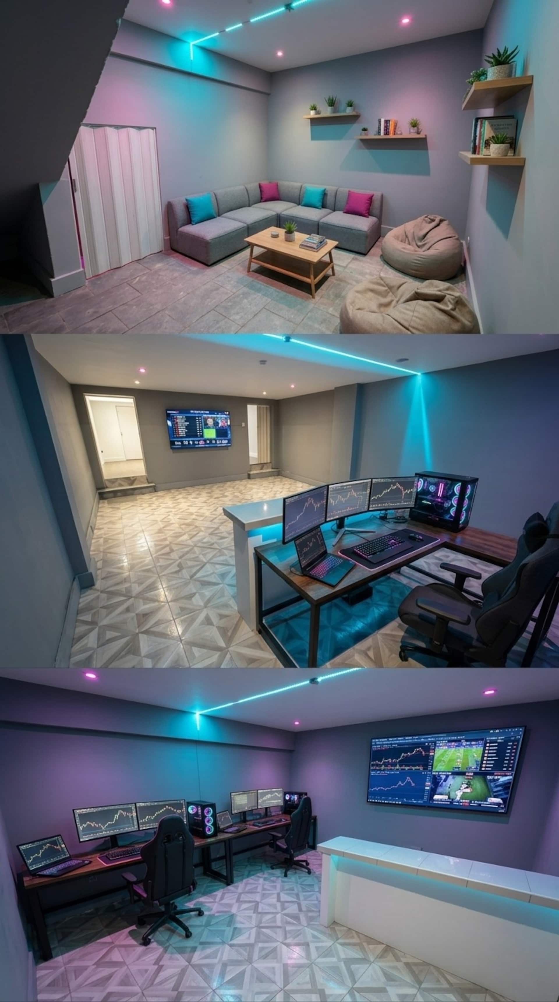 Studio with work area