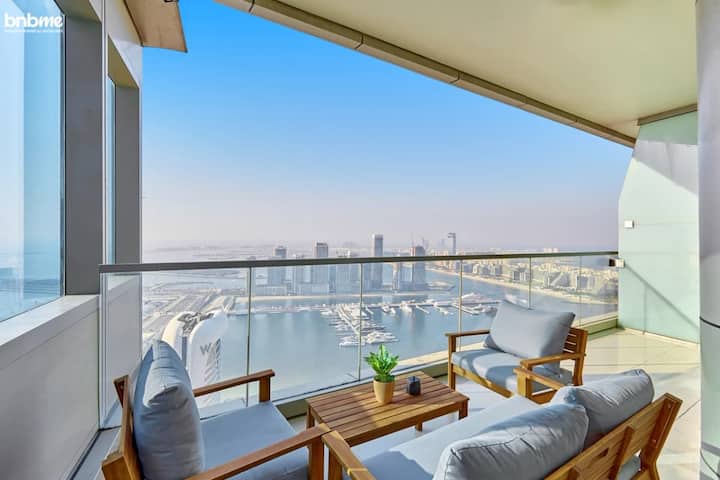 Luxury 2br Marina Views With Balcony & Pool - Dubaï Marina