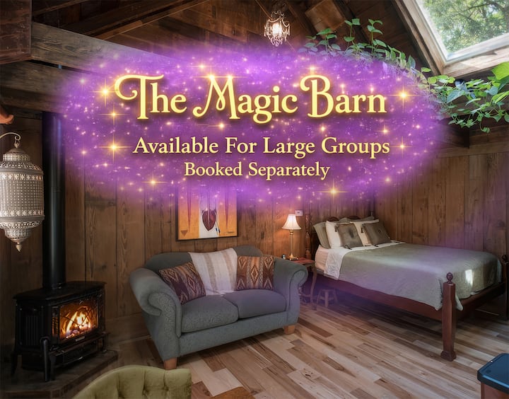Prenoto njësinë e oborrit të shtëpisë veçmas për grupe të mëdha:  https://airbnb.com/h/magicbarn