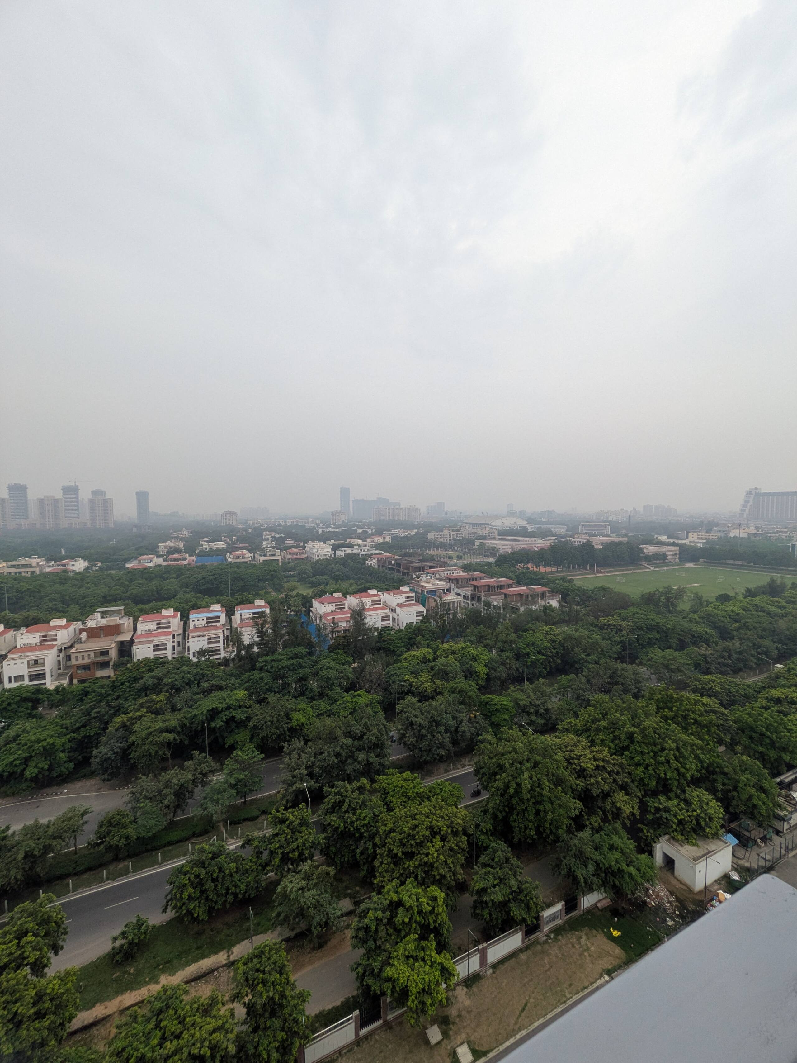 View over the greenery from the suite