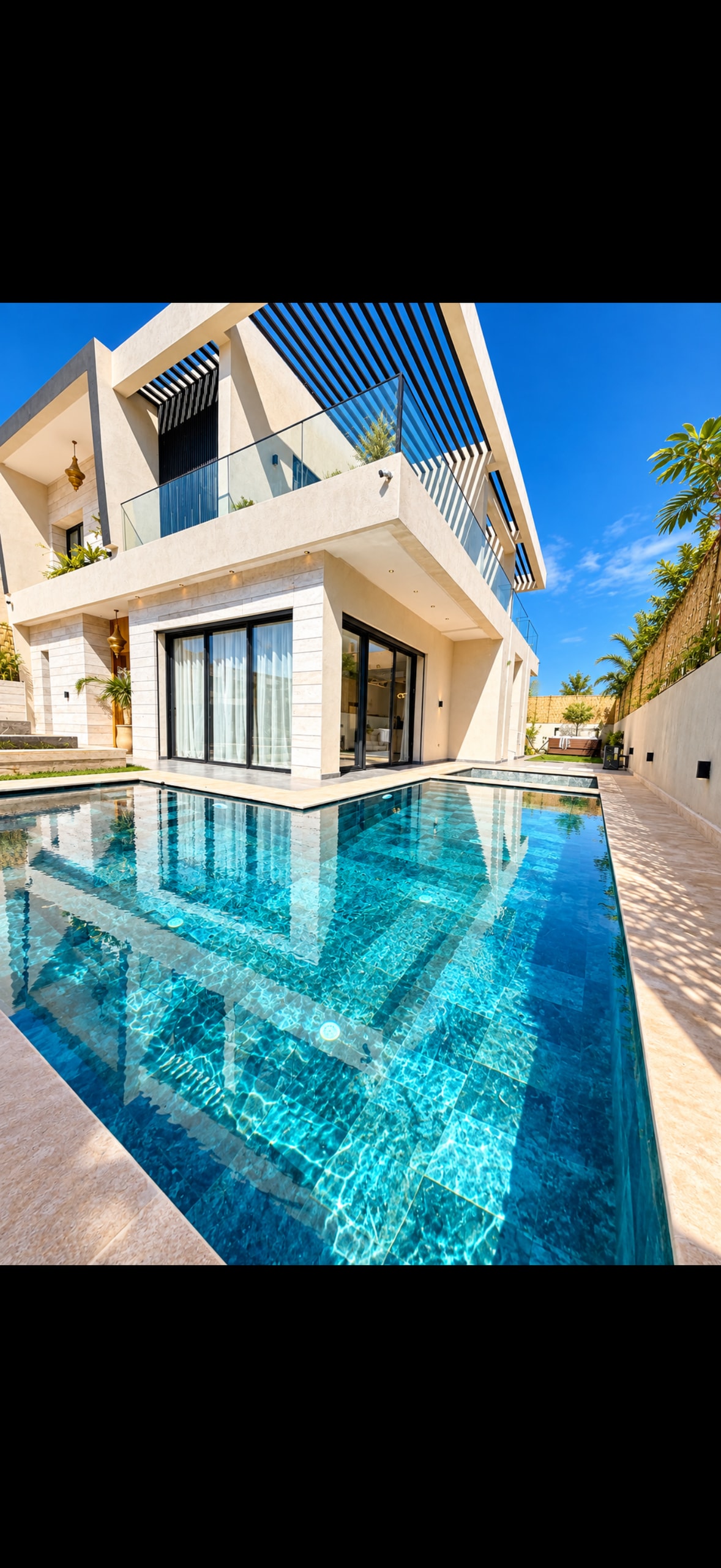 Exceptional villa with heated pool and jacuzzi with private bathtub in Marrakech