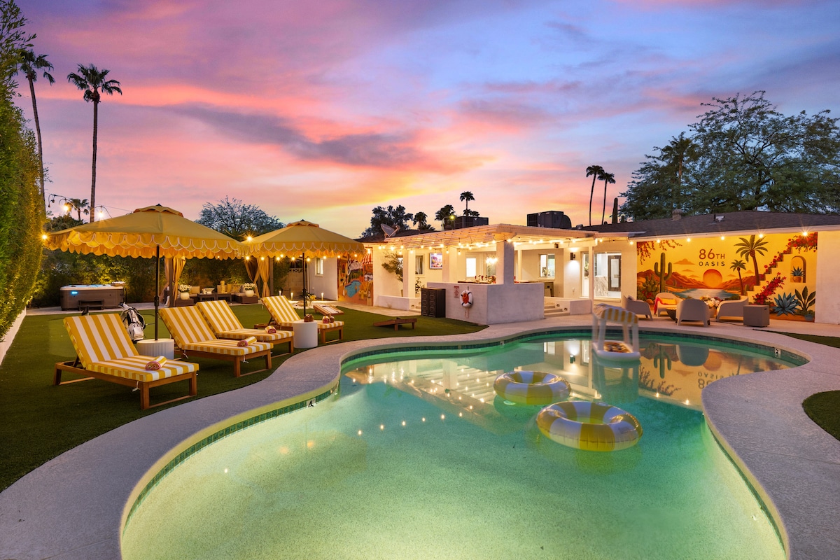 Brand New Scottsdale | Heated Pool, Spa & Games