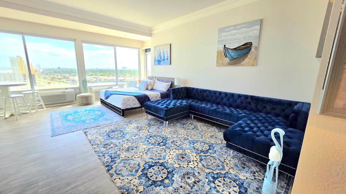 14th-Floor Retreat | Ocean&City Views | Pool Open