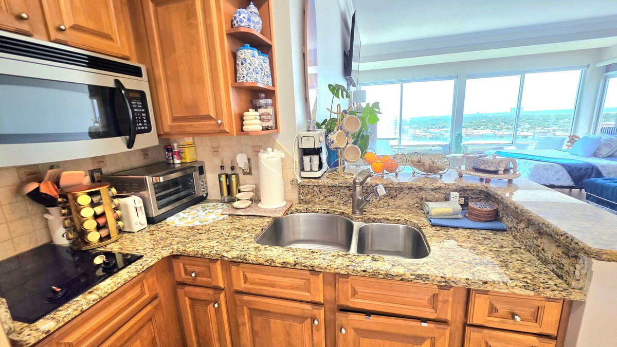14th-Floor Retreat | Ocean&City Views | Pool Open