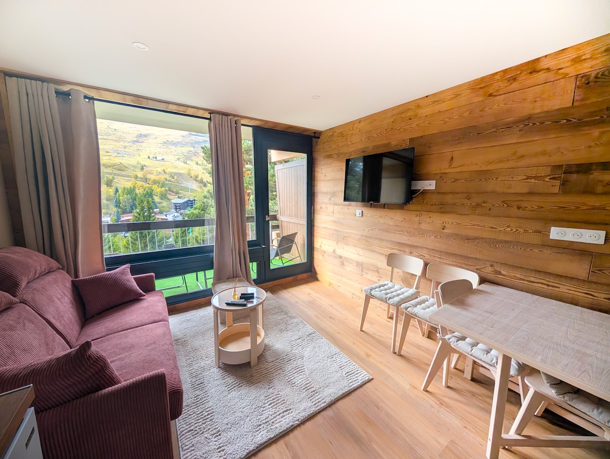 La Vallée Blanche — studio rénové 4 personnes aux 2 Alpes, pied des pistes — photo 4