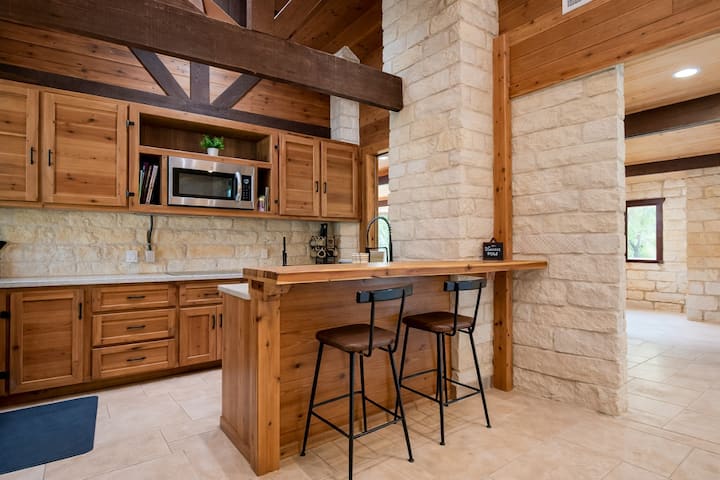 Small Ranch Entry. Sign The Limestone Retreat at Ruby Ranch Getaways - Houses for Rent in Hays ...