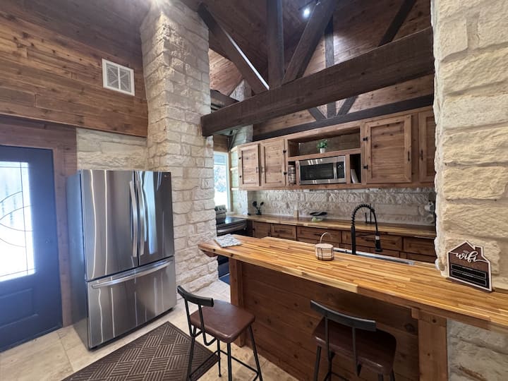 Small Ranch Entry. Sign The Limestone Retreat at Ruby Ranch Getaways - Houses for Rent in Hays ...