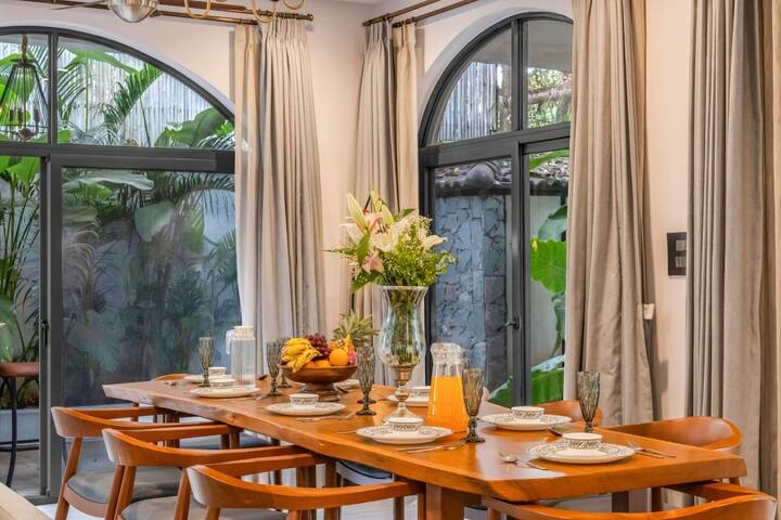 Where Conversations Flow & Memories Grow ️✨
A table set for joy, laughter, and unforgettable moments. Who’s pulling up a chair?