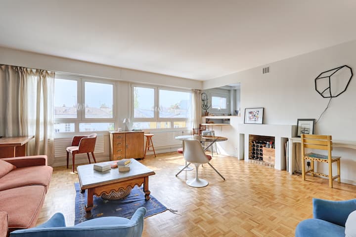 Appartement calme et lumineux, Contrescarpe, Paris 5e
