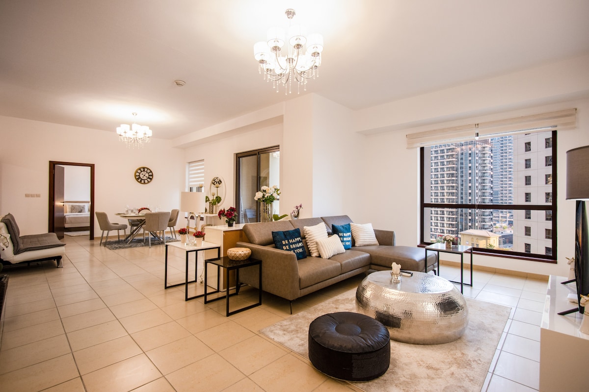 Grand 1BR by The Beach JBR | Pool & Balcony - Flats for Rent in Dubai ...