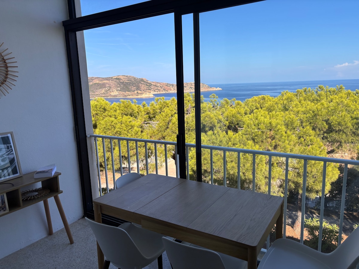 Calvi - 1-bedroom apartment with sea view, beach nearby, air ...