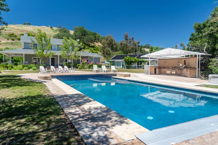 Olive Orchard + Pool + Hot Tub | Hilltop Views | Hidden Hills Olives And Oaks - Atascadero, CA