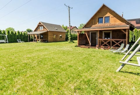 Successful Airbnb property: Trzcinka Cottages (brown) in Gmina Sztutowo