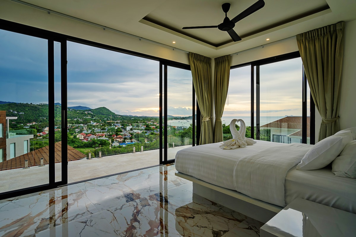 Infility Pool Villa Emilia · 3BR Sea View Infinity Pool, Bophut - Houses for Rent in ...