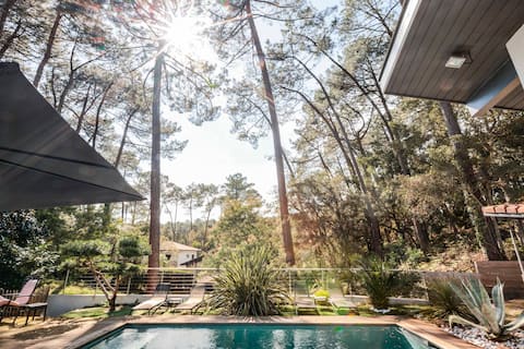 Canopée House with Seignosse pool - 9 people