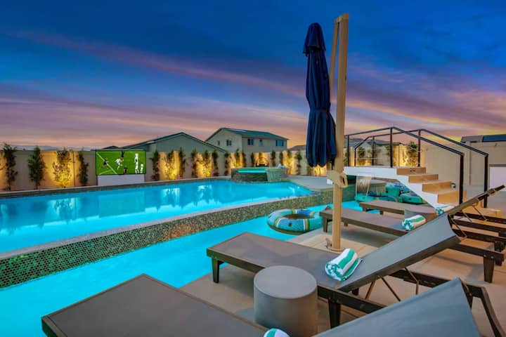 Pool Slide Game Lazy River, Pool & Slide, Putting Green, Gameroom - Houses for Rent in ...