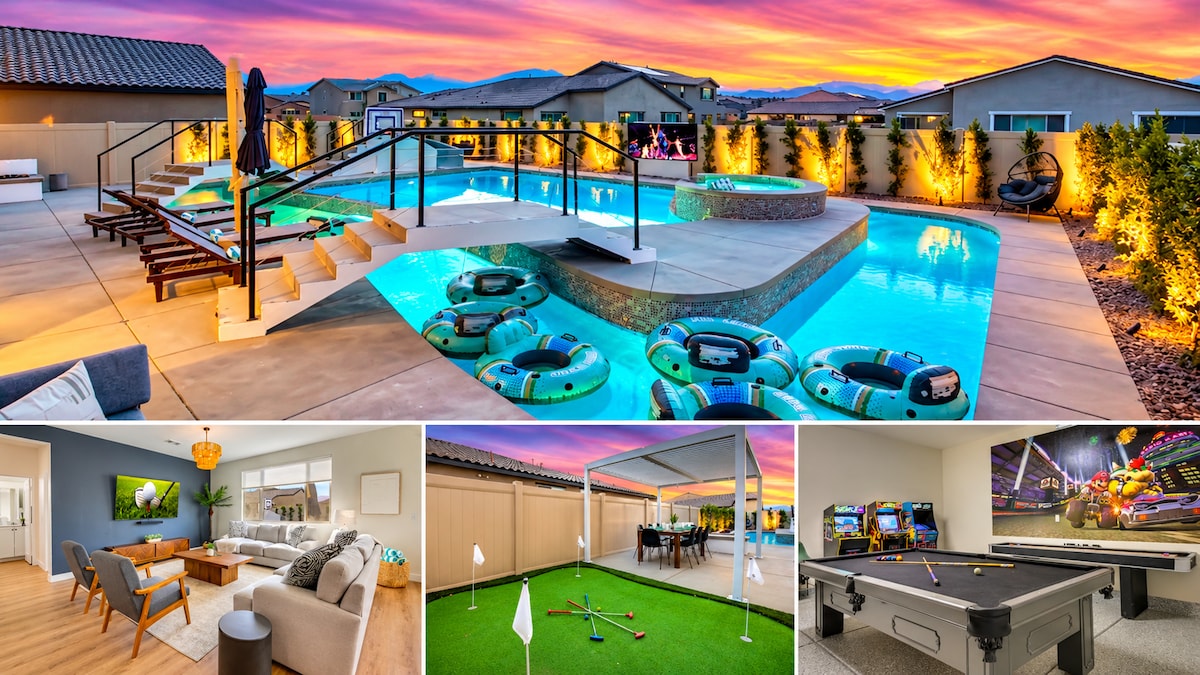Lazy River, Pool & Slide, Putting Green, Gameroom - Houses for Rent in ...