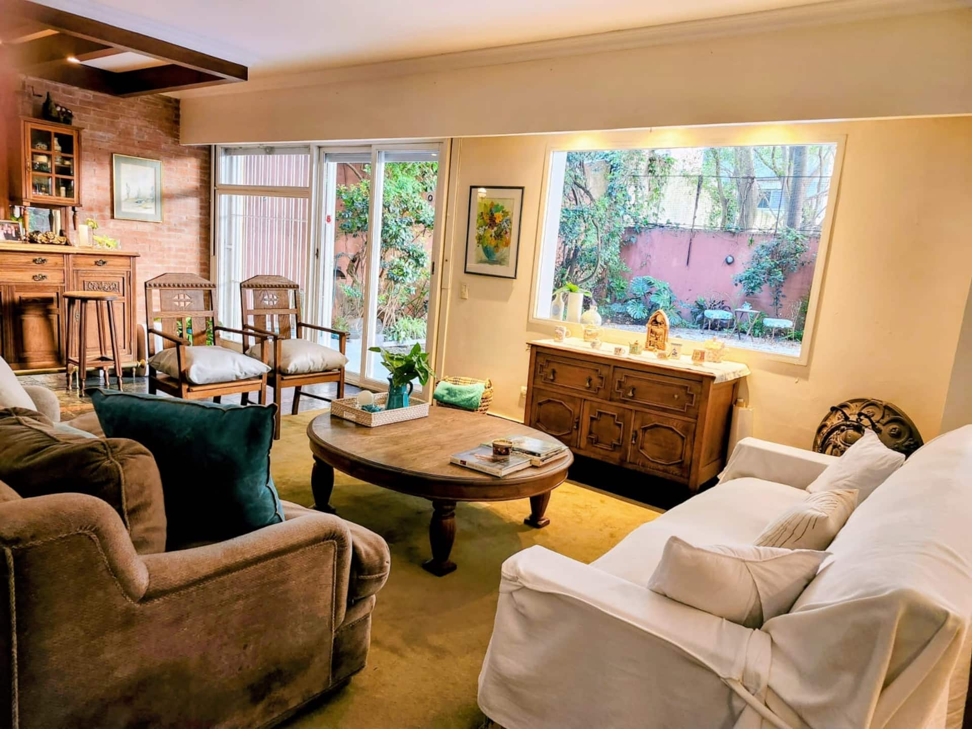 Quarto em duplex com vista para o jardim em Belgrano