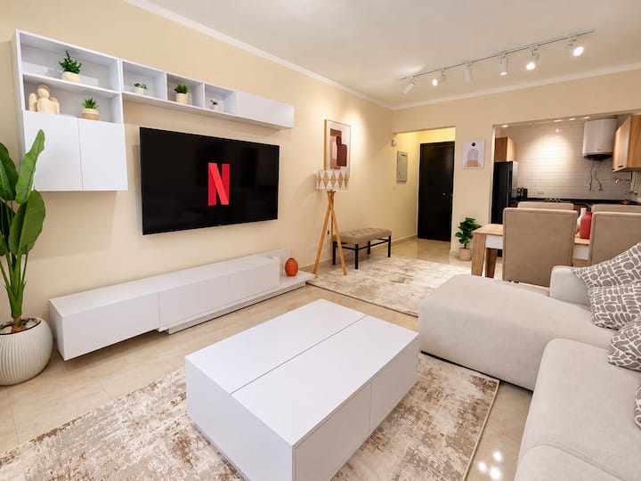 La Miranda 2 BDR 2 Baths In Rehab City: Living room