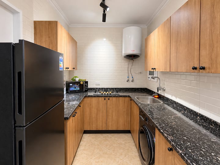 La Miranda 2 BDR 2 Baths In Rehab City: Full kitchen
