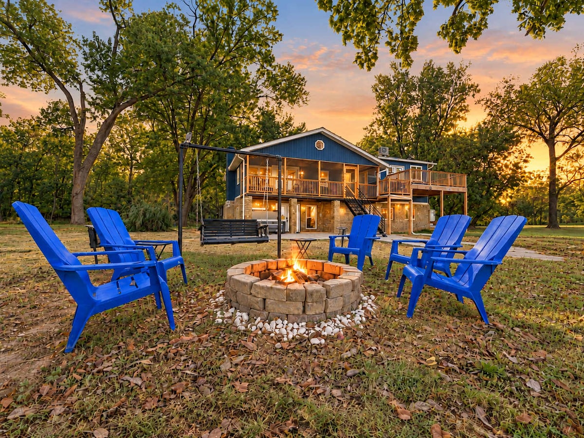 Riverstone Retreat | Vistas al río Ohio + Tina de hidromasaje - Casas ...