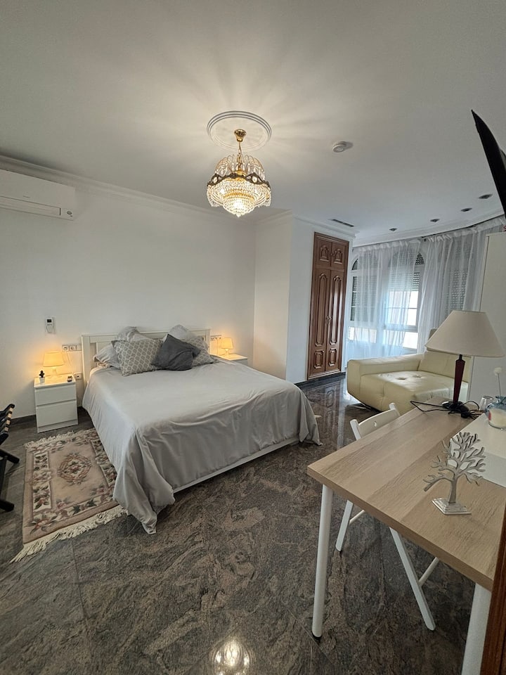 The Roum Premium room opposite the metro in Valencia, Valencian Community, Spain ...