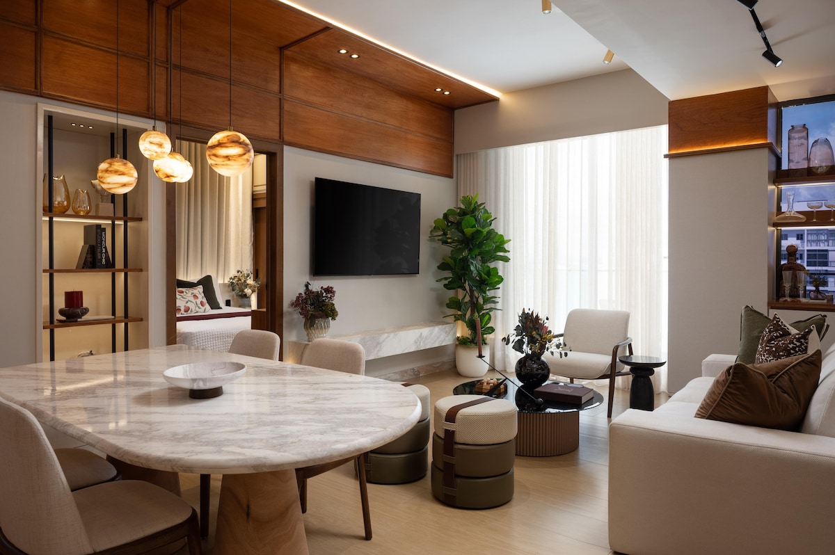 Stylish design in Naco with pool and record player - Apartments for ...