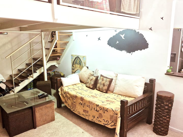 Two-bedroom apartment loft in Barracas