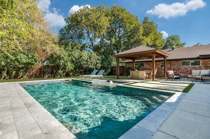 Dallas Custom Pools Dallas Executive Retreat | Pool & Luxury - Houses for Rent in Dallas ...