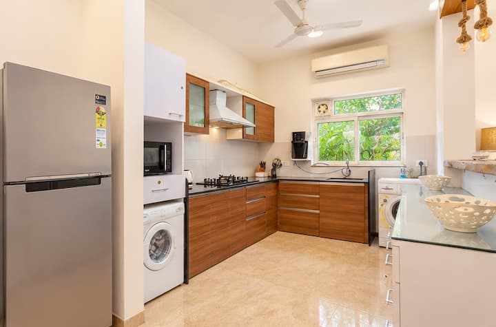 Enjoy the convenience of a fully equipped kitchen, thoughtfully designed to make your stay comfortable and hassle-free.