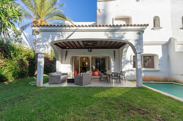 Villa Avec Piscine Privée à 2 Min De La Plage - Casablanca, Marocco