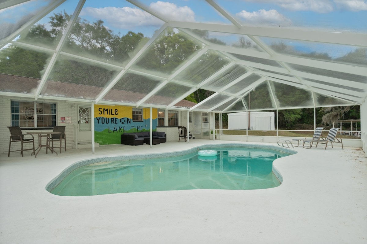 Lakefront 10 Acres | Pool + Game Room | Sleeps 14 - Houses for Rent in ...