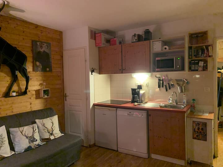 Cozy 40 m² (430 sq. ft.) apartment, south-facing, 15 m² (161 sq. ft ...