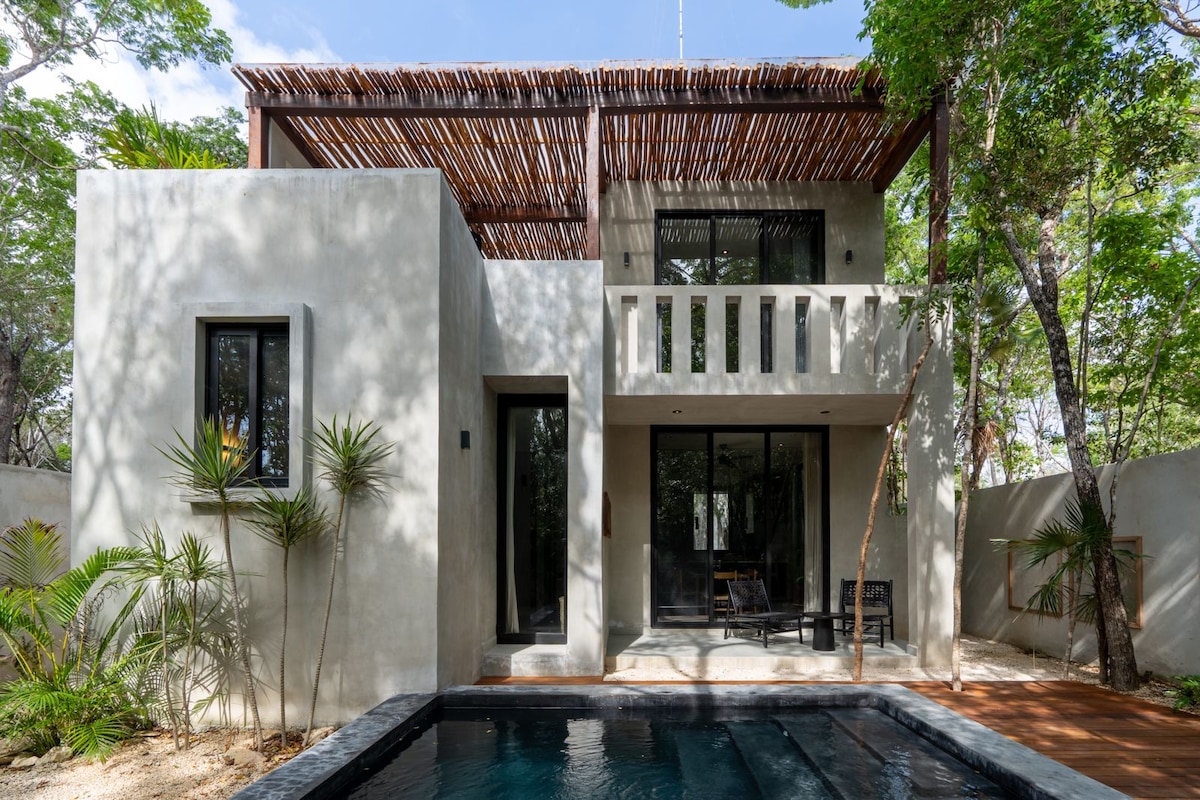 3 Bedroom Jungle House with Private Pool - Houses for Rent in Tulum ...