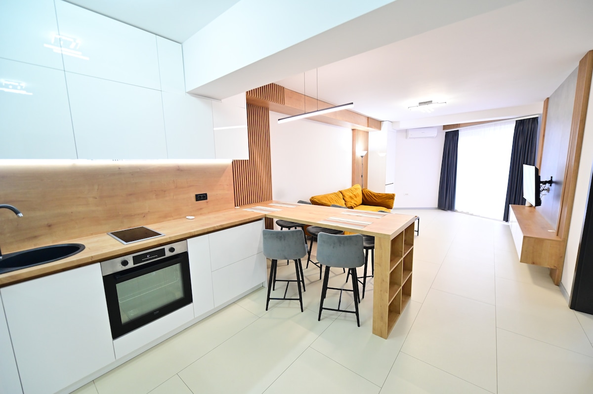 FLH - Evolution Modern suite w/AC and Pkg - Flats for Rent in Șelimbăr ...