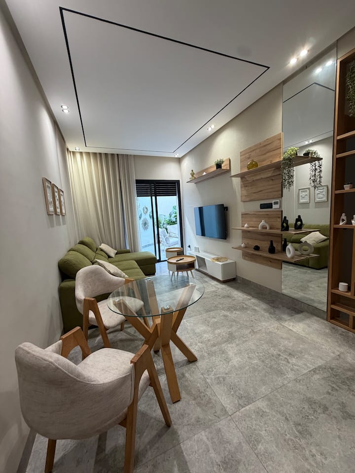 Marrakesh Rooftops Luxury Studio with Rooftop View (Anfa Park & CFC) + Gym - Apartments ...