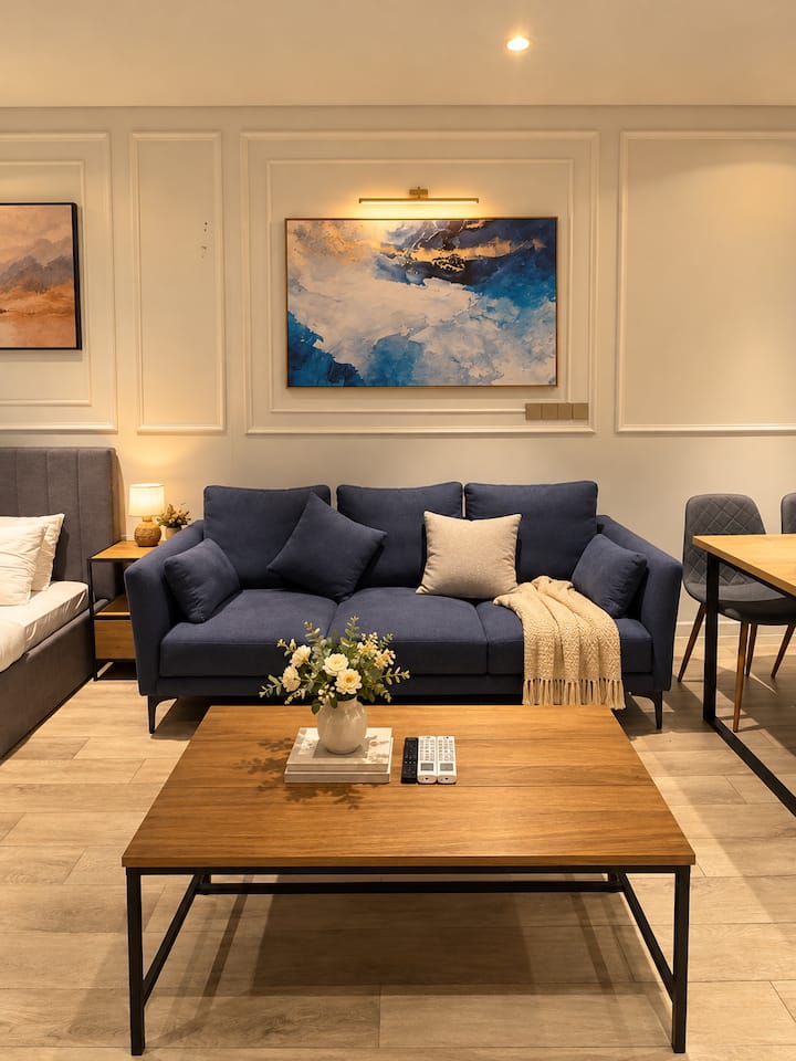 Studio/ba Ba Son Bridge & IFC Skyline Studio at The Crest - Apartments for Rent ...