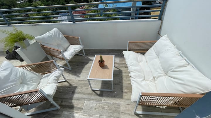 Penthouse with a private terrace and panoramic views - Apartments for ...