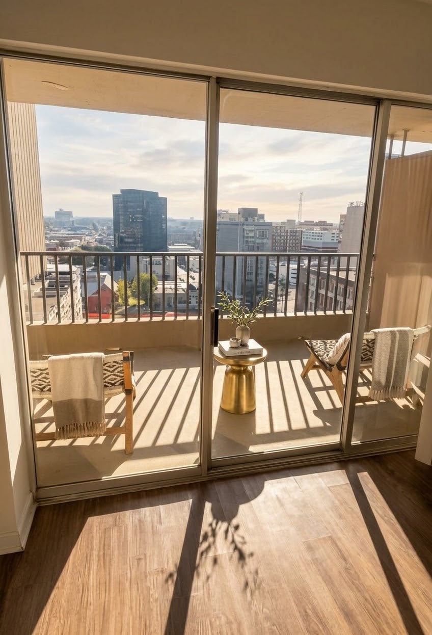 Exec High-Rise Haven- Private Balcony & City Views - Apartments for ...