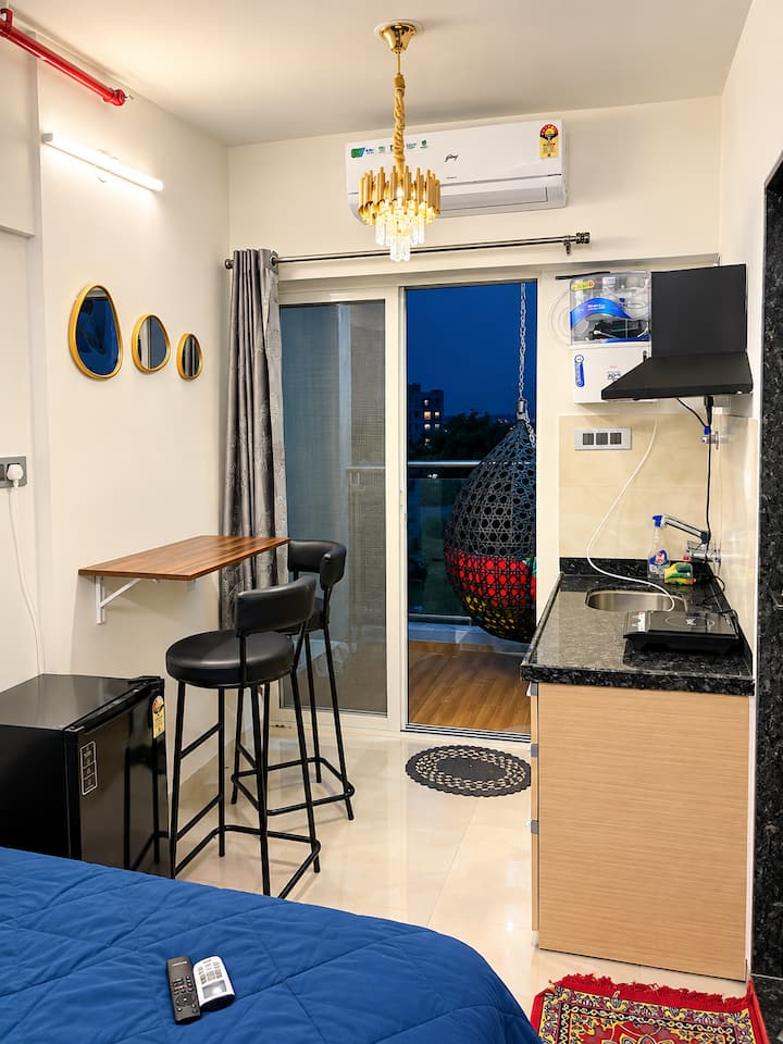 Acogedor estudio | Wadgawseri | Cerca del aeropuerto y de KP ...